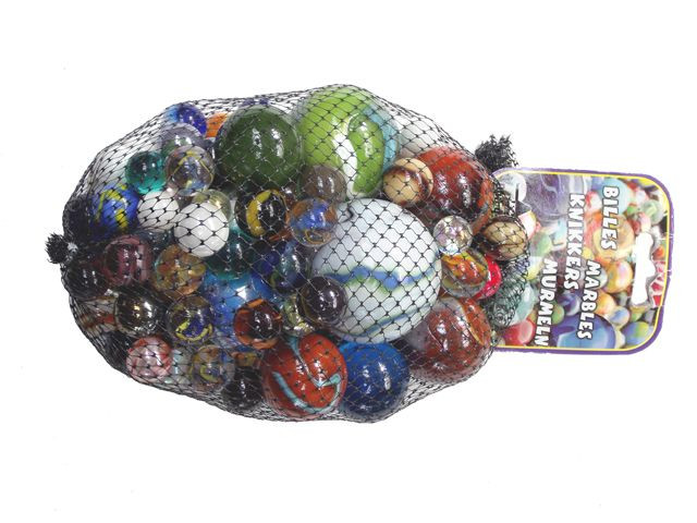 Knikkers in Net (500 gram)