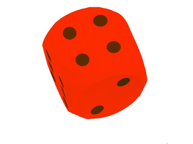 Grote Dobbelsteen XL - 15 cm - Zacht - Sinterklaas of Kerst dobbelspel