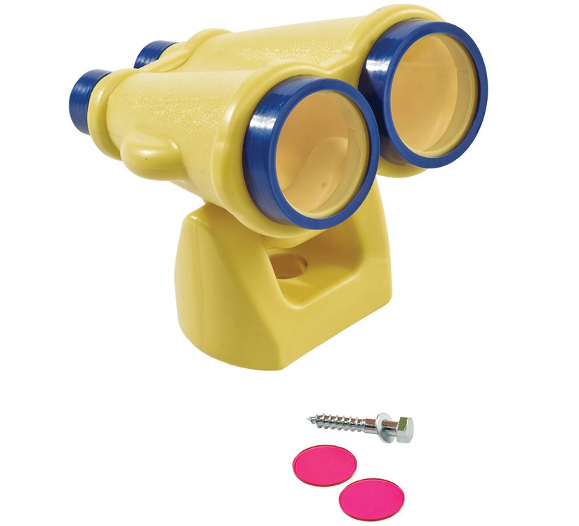 Verrekijker - geel/blauw