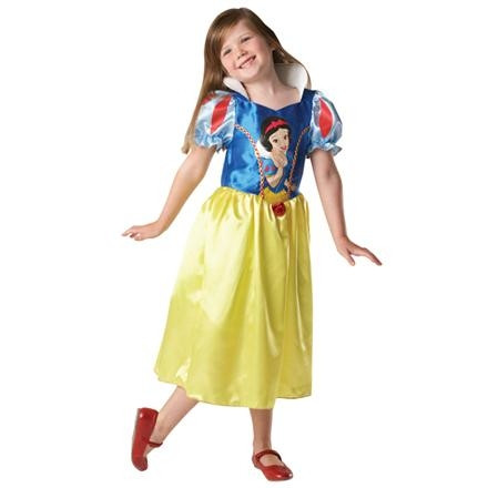 Sneeuwwitje Jurk - Maat 122/128 - 5/6 Jaar