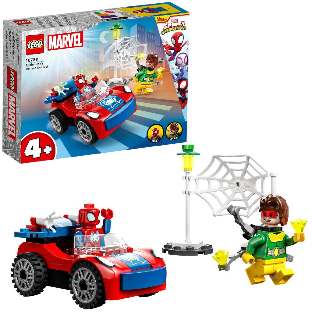 LEGO 10789 Marvel - Super Heroes Spiderman’s auto en Doc Ock