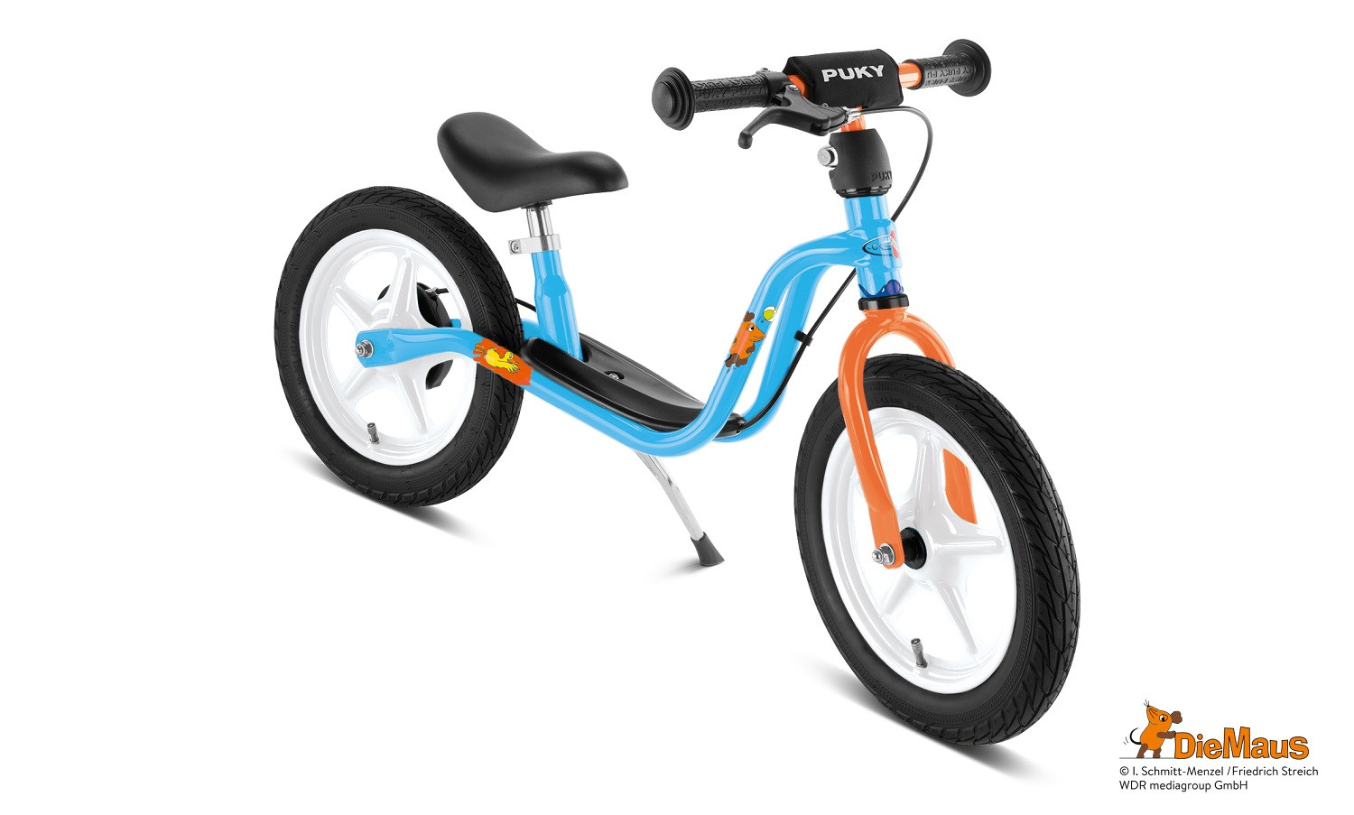 PUKY 2002 LR 1BR - Blauw The Mouse - Loopfiets - met Handrem