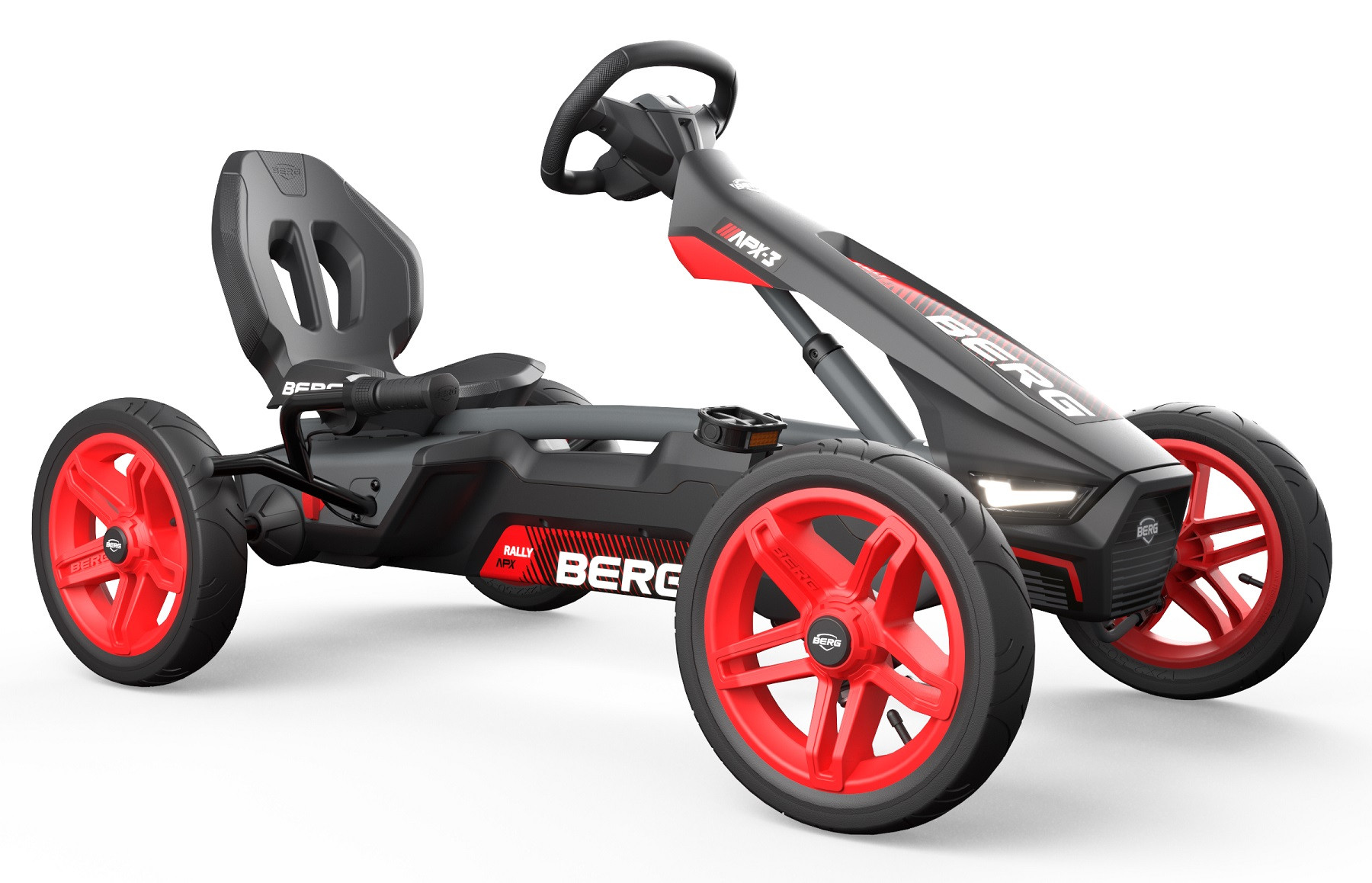 BERG Skelter Rally BFR-3 - APX Red - met 3 Versnellingen - Rood