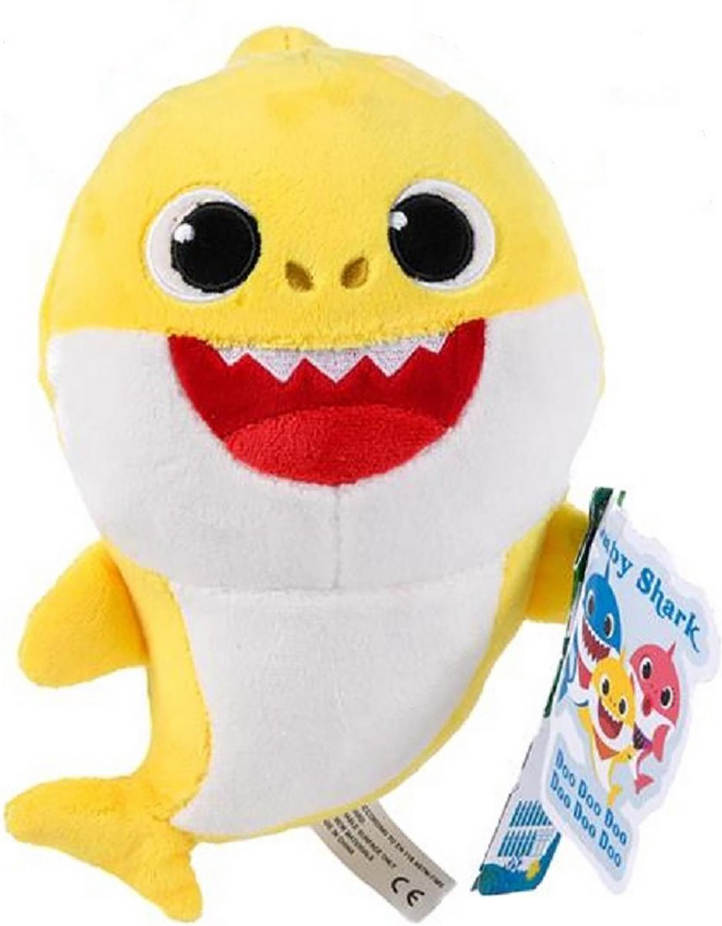 Baby Shark - Knuffel - 15 cm - Geel