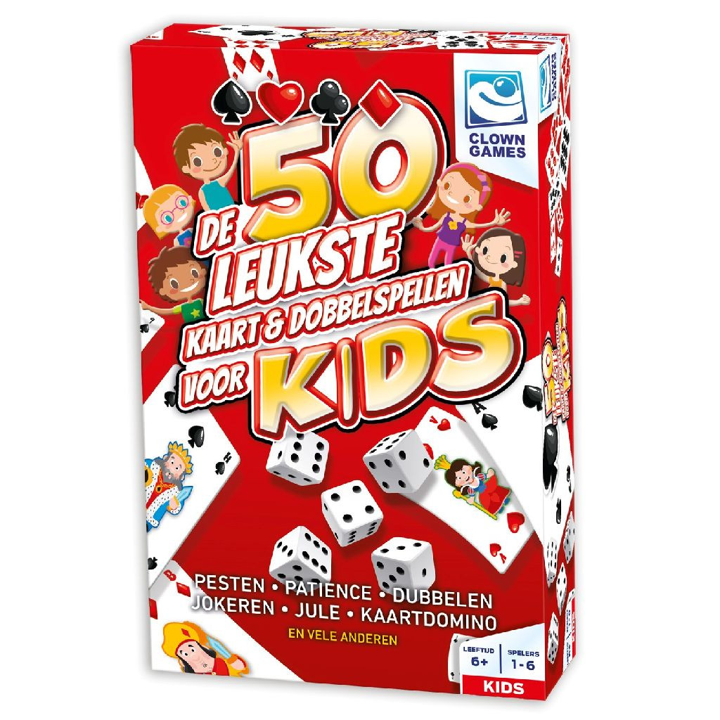 Clown Games De 50 leukste kaart- en dobbelspellen - Kinderspel