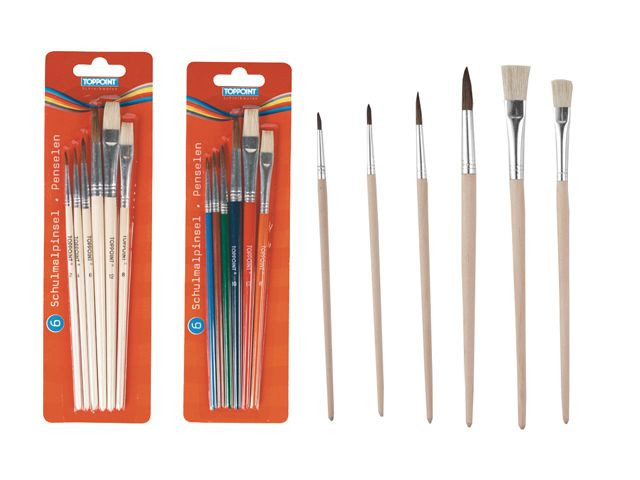 Penselenset 6 Dlg - Prijs per Set