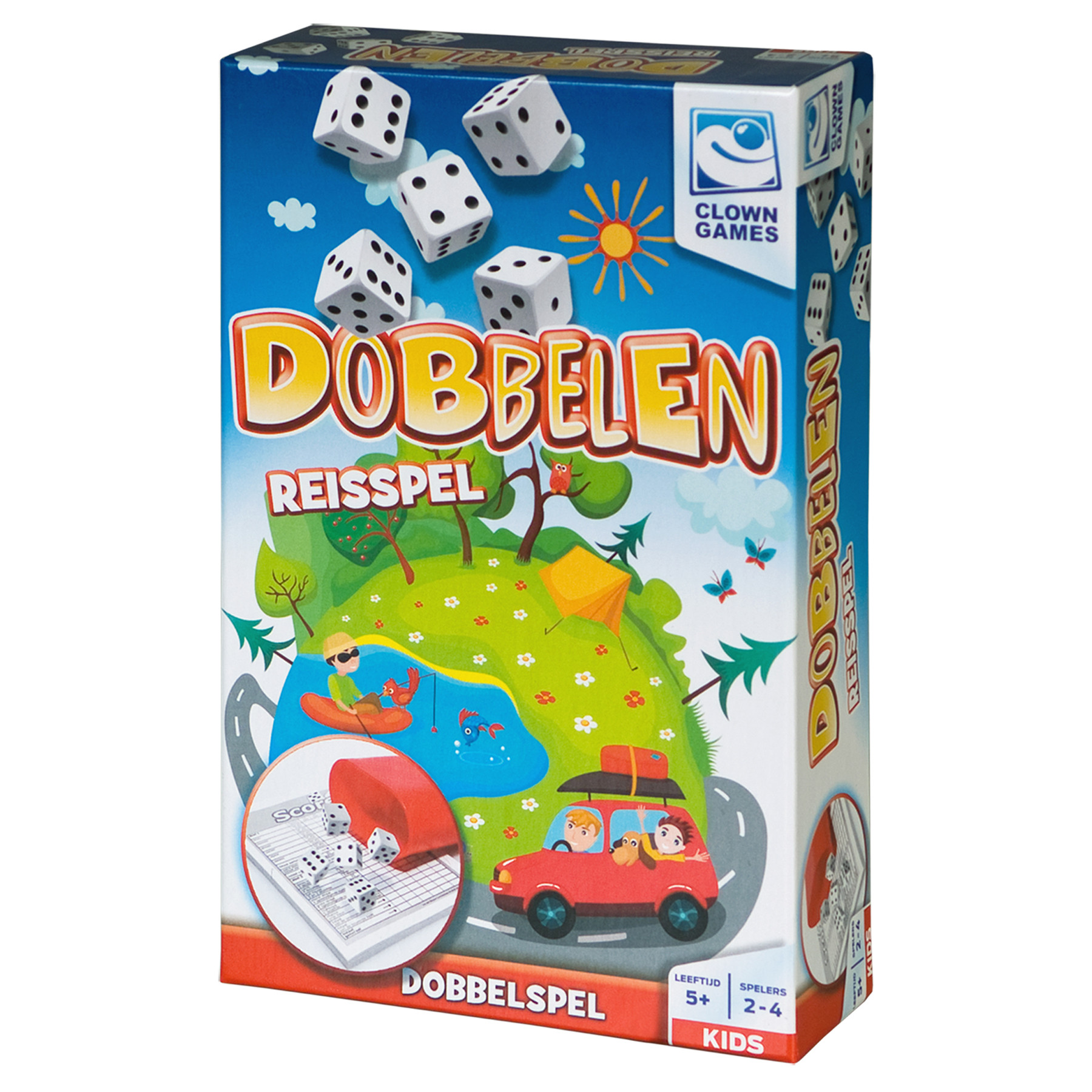 Clown Games - Dobbelen Yahtzee - Reisspel