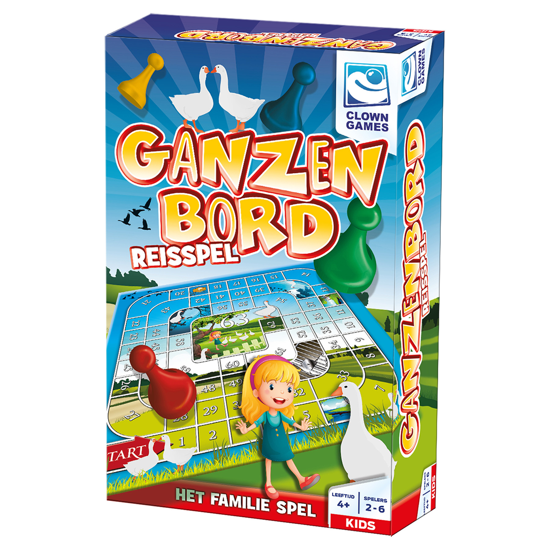 Clown Games - Ganzenbord - Reisspel