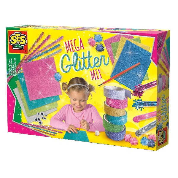 SES Mega Glitter Knutselset