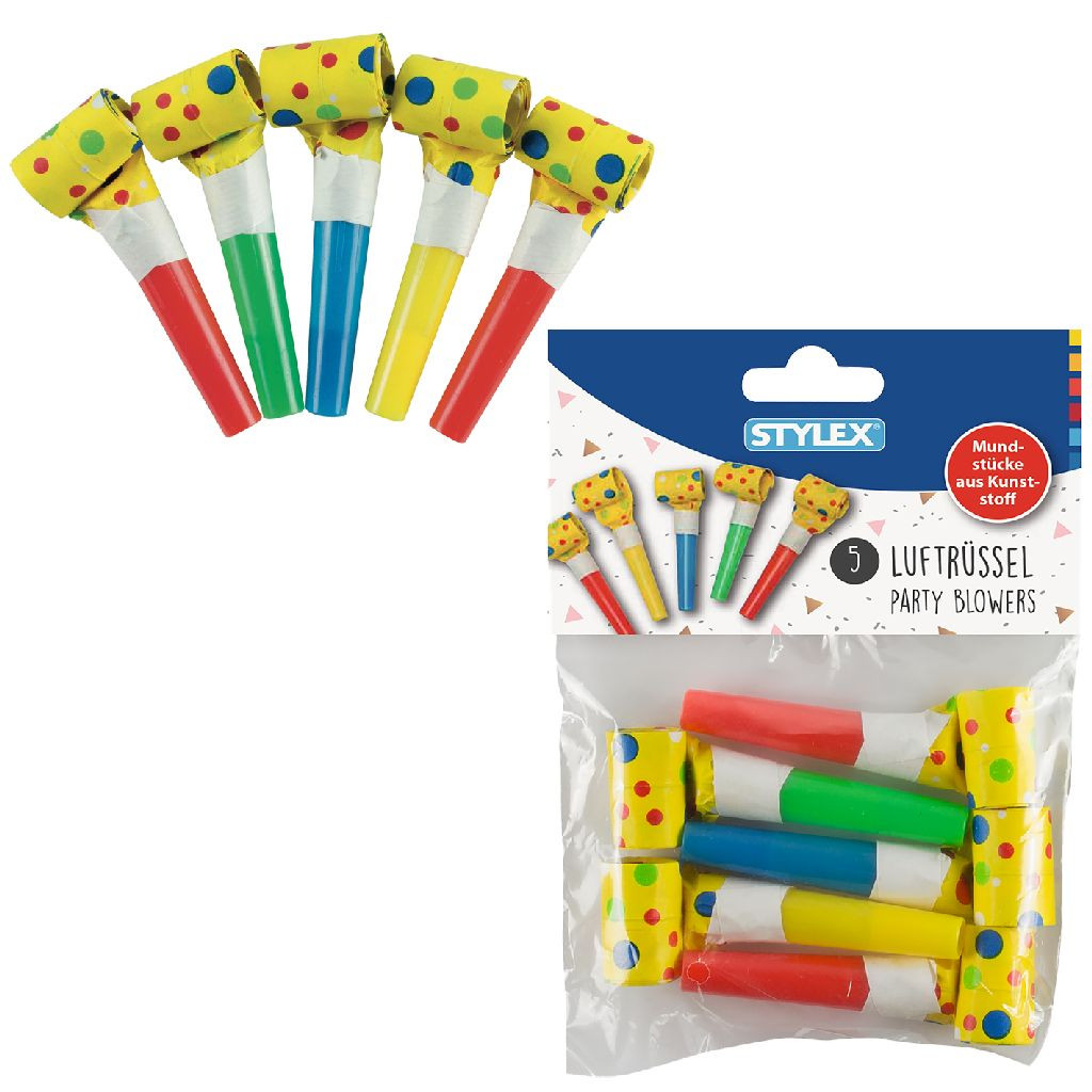 Stylex Feest Toeter - Roltong - 5 Stuks