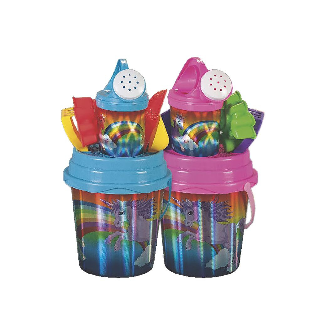 Summertime Strandset Unicorn Laser Print - 7 Delig - Prijs per Set