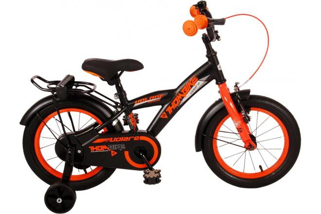 Volare Thombike Kinderfiets - 14 inch - Zwart Oranje