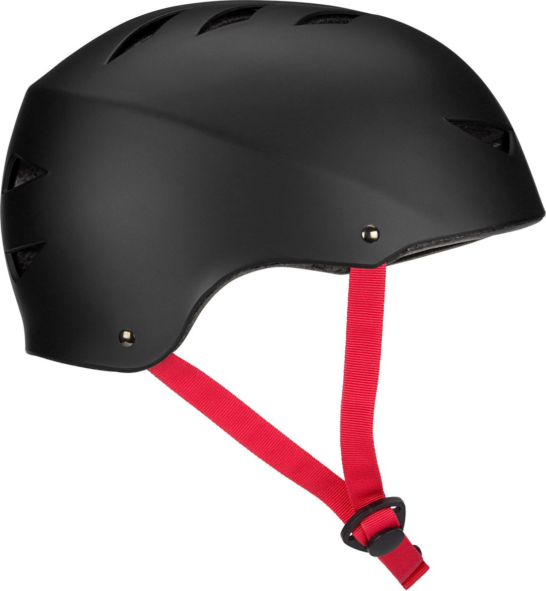 Skate Helm Vert Fyre - Zwart / Rood - Maat L