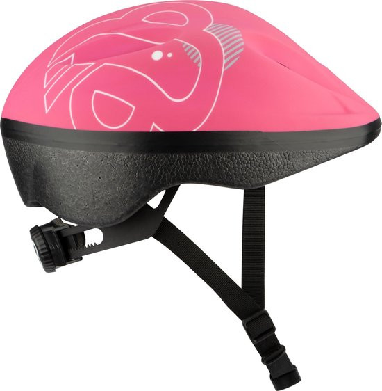 Junior Helm Rosie Road - Fuchsia / Zilvergrijs
