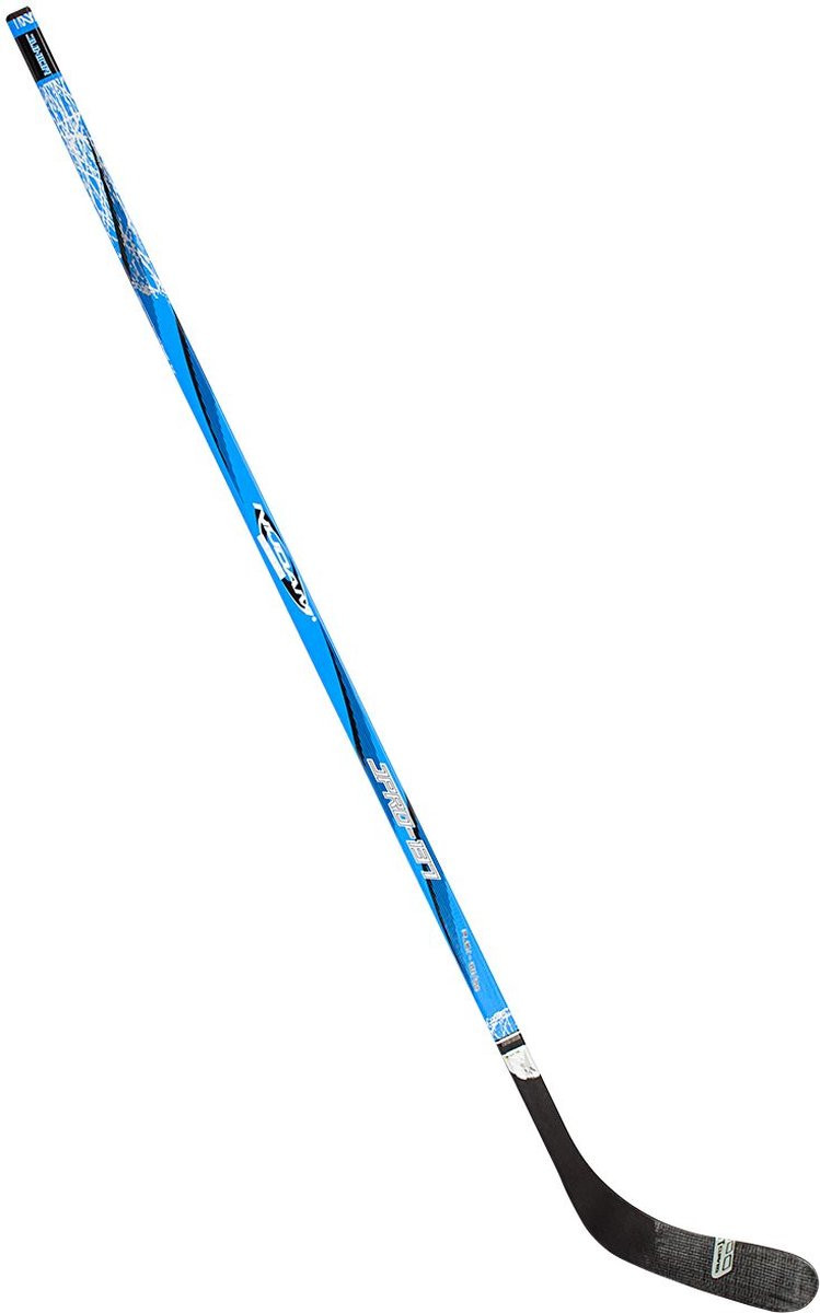 IJshockeystick Hout / Glasfiber Junior - 137 cm - Blauw / Zwart