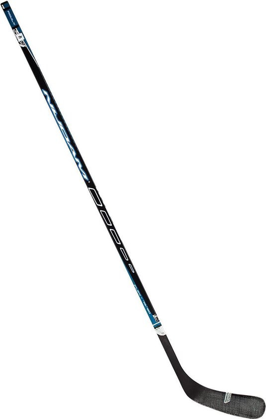 IJshockeystick Hout / Glasfiber - Senior - 155 cm - Zwart / Marine