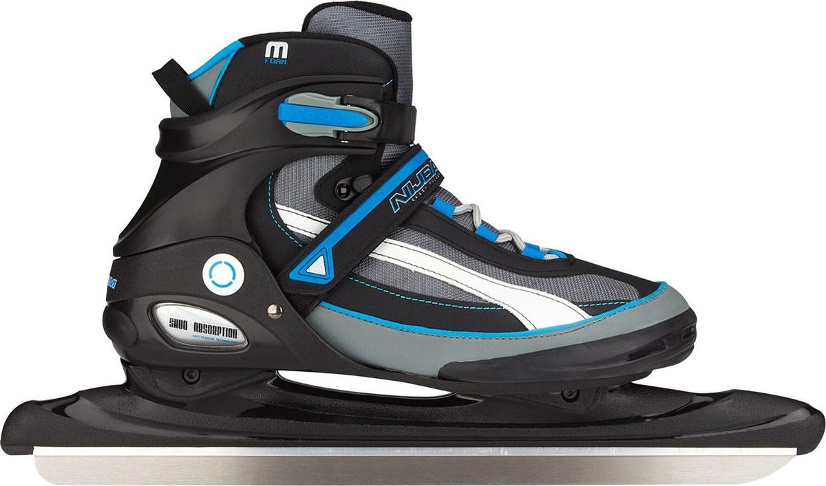 Norenschaats - Semi-Softboot - Zwart / Blauw - Maat 38