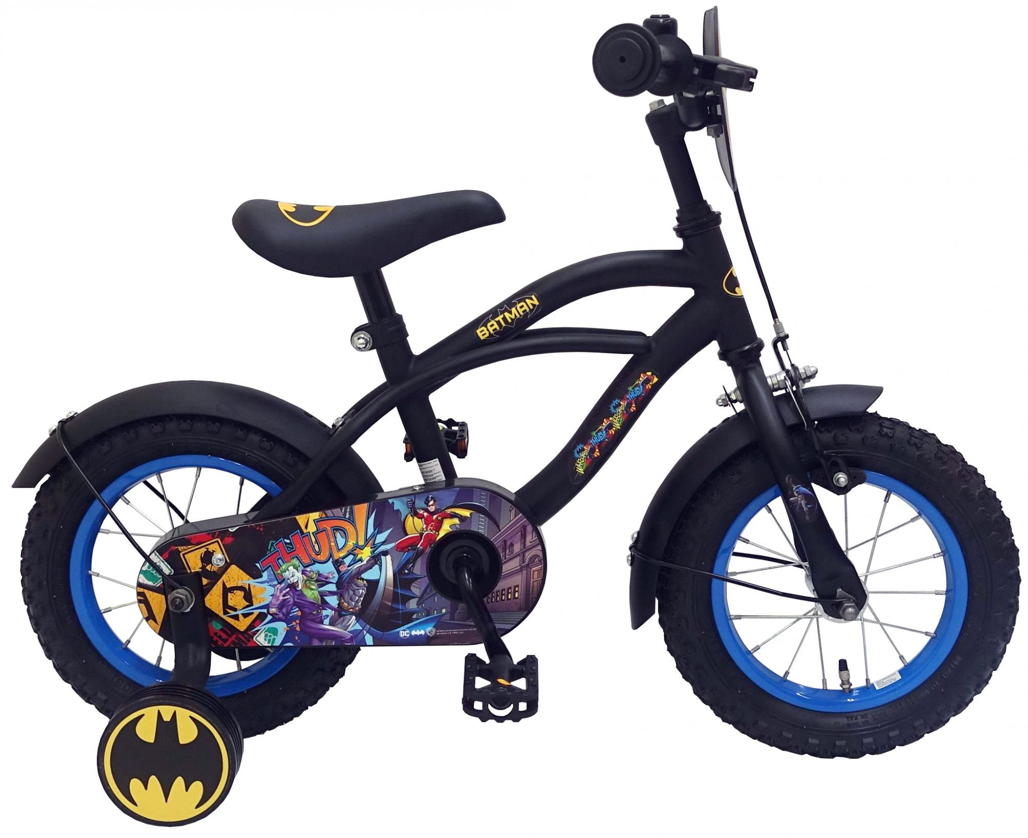 BATMAN Kinderfiets - 12 Inch - Zwart