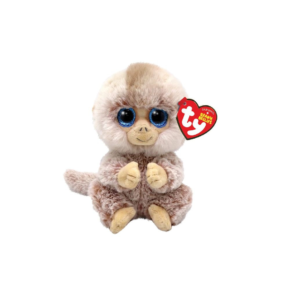 Ty Beanie Babies Bellies Stubby Monkey - Knuffel - 15 cm