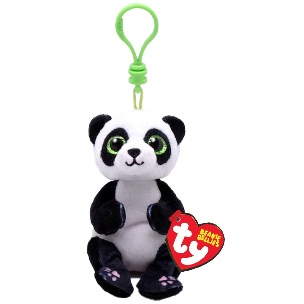 Ty Beanie Babies Bellies Clip - Ying Panda - Sleutelhanger - 10 cm
