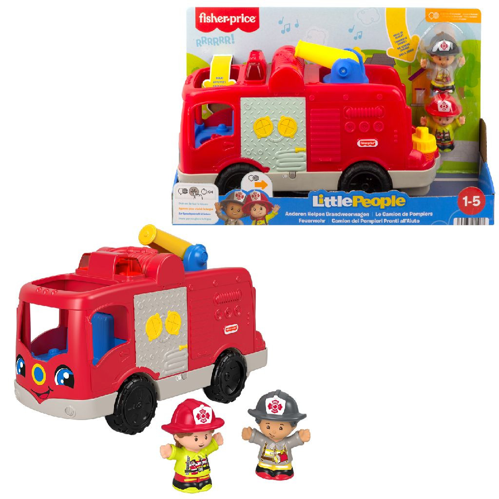 Fisher-Price Little People Brandweerauto