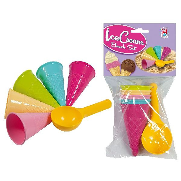 Zandvormen IJsjes met Lepel