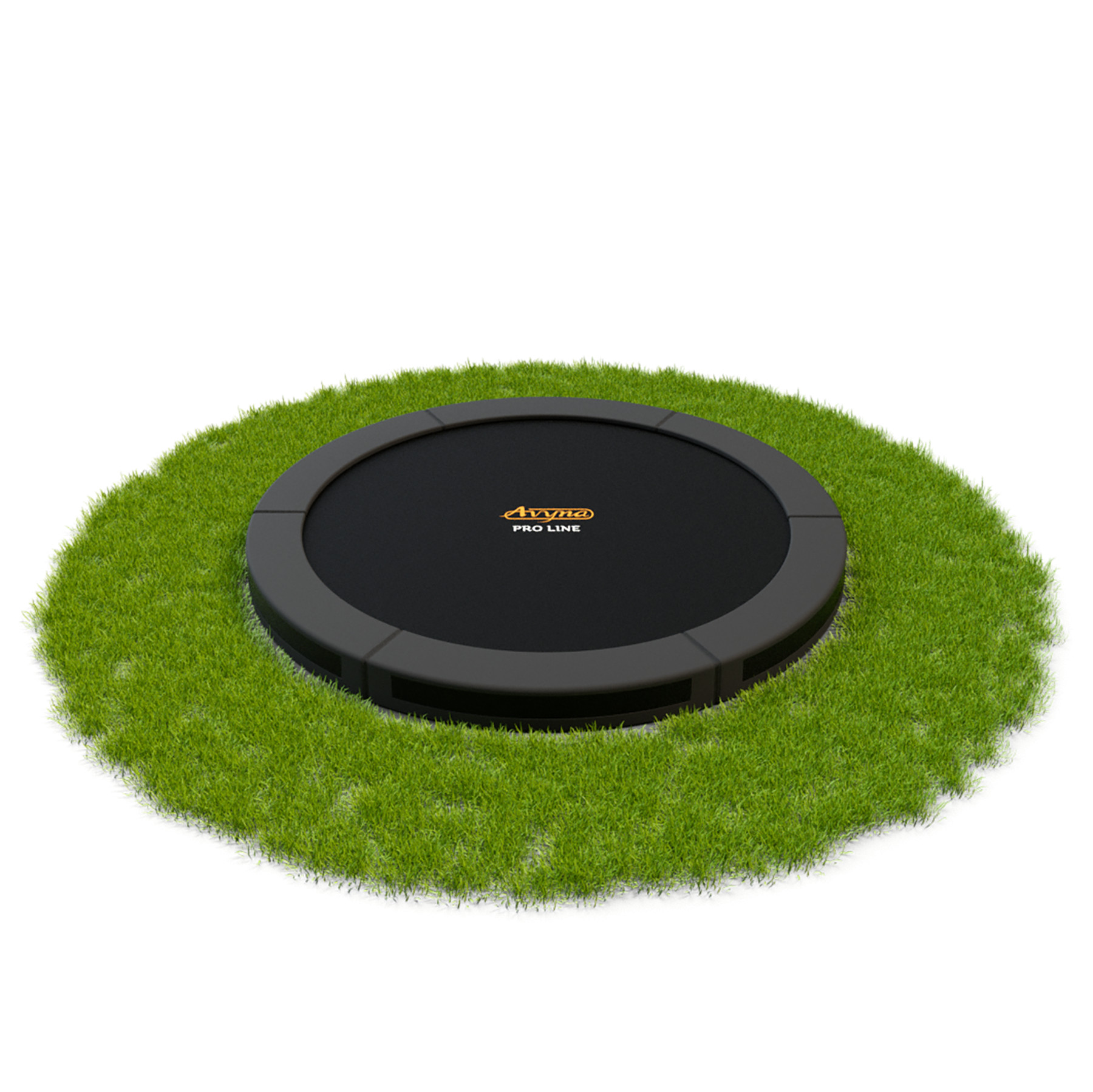 Avyna Trampoline Inground Pro-Line - ø 430 cm - (14ft) - HD Plus Beschermrand - Grijs