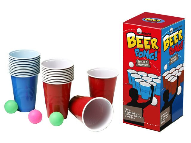 Beer Pong 24 Cups 3 Balls