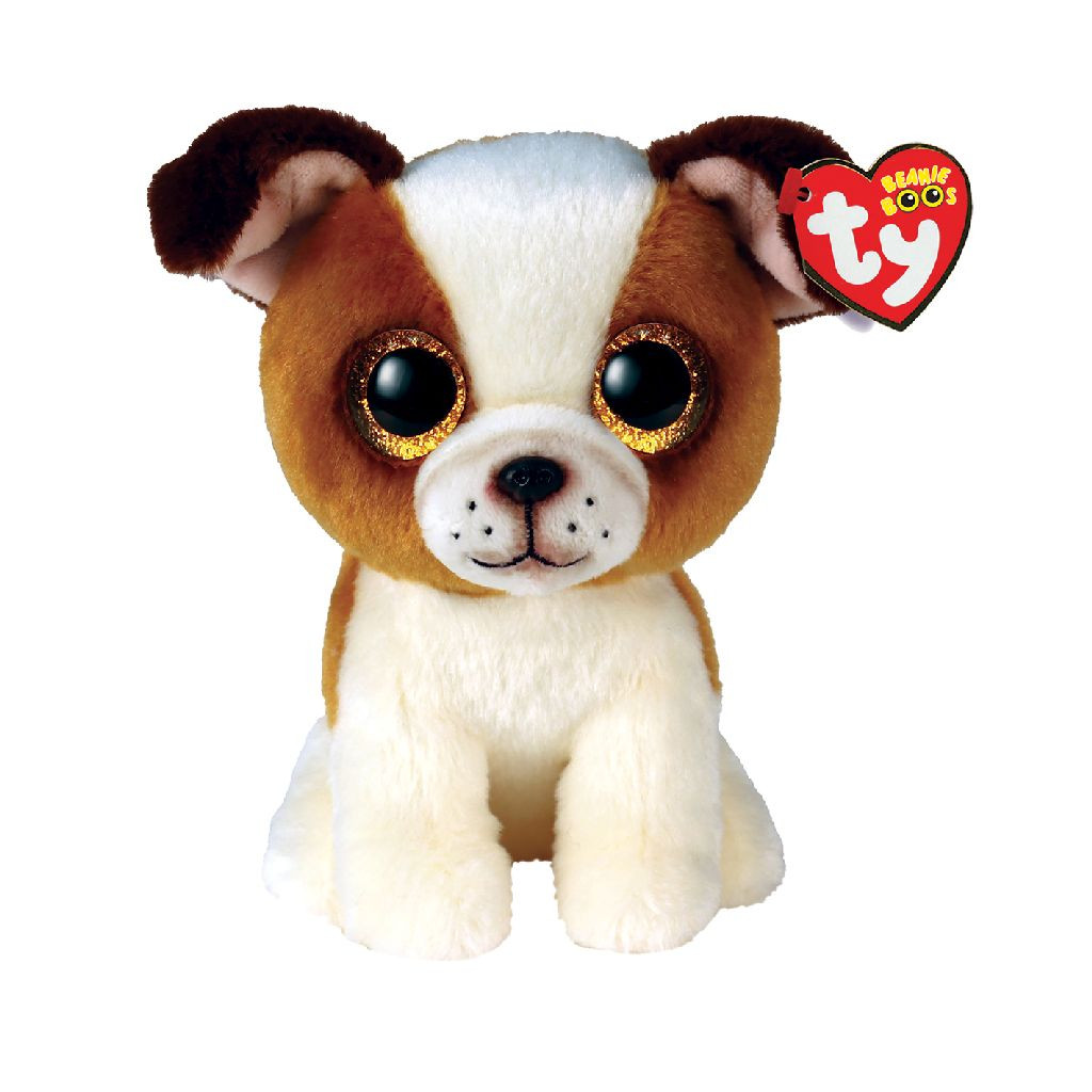 Ty Beanie Boo - Hugo Bulldog - Knuffel - 15 cm