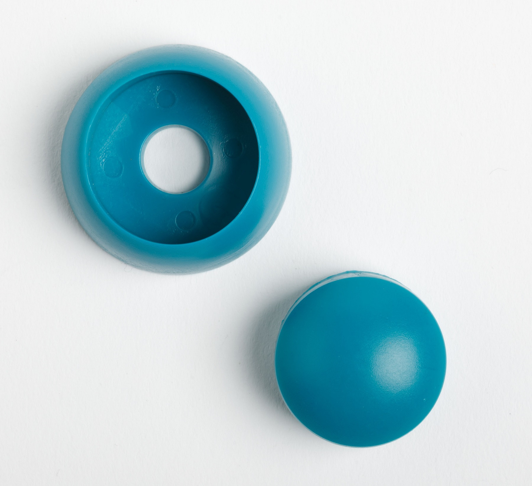 Kunststof Afdekdop M10 - Turquoise 