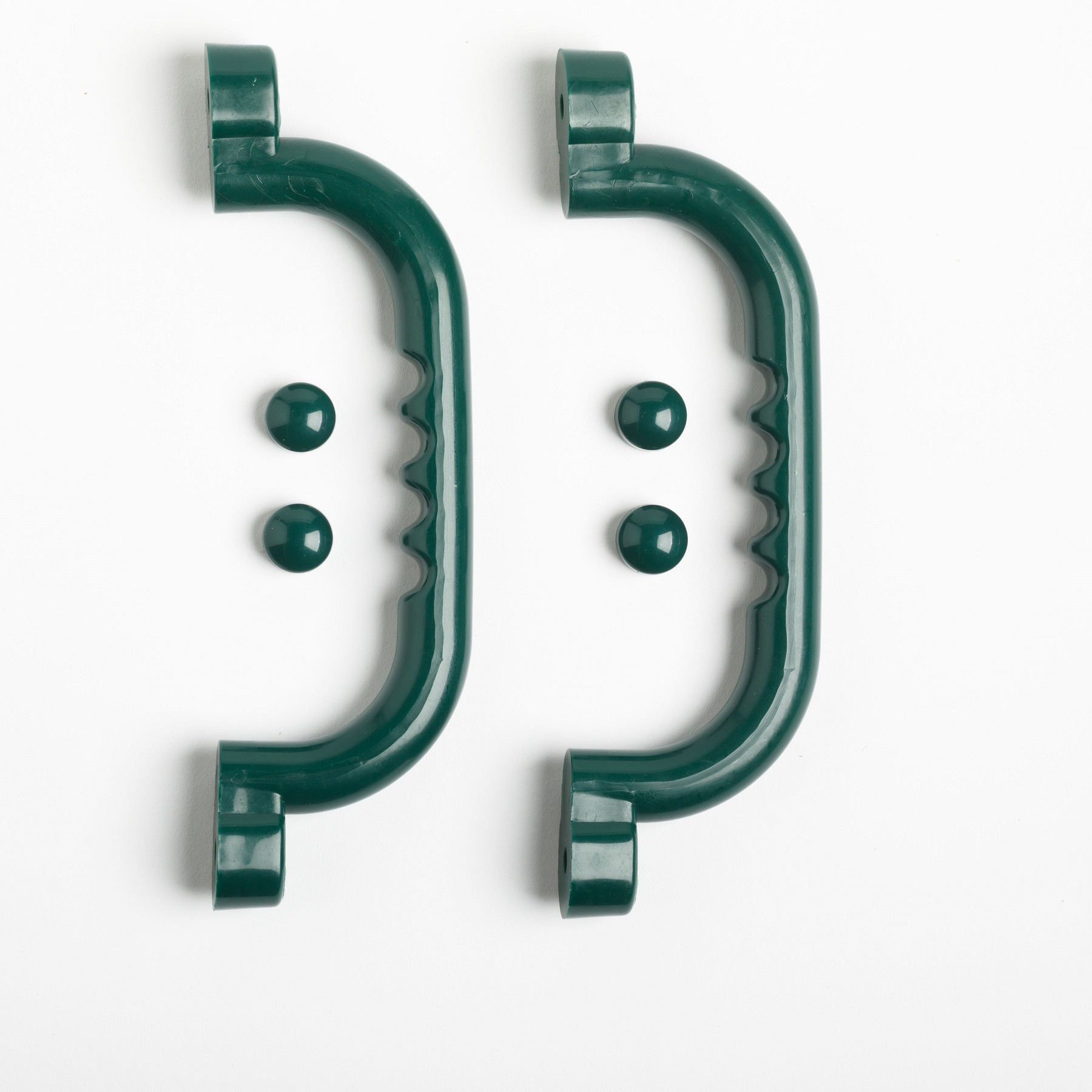 Kunststof Handgrepen Set - Donkergroen