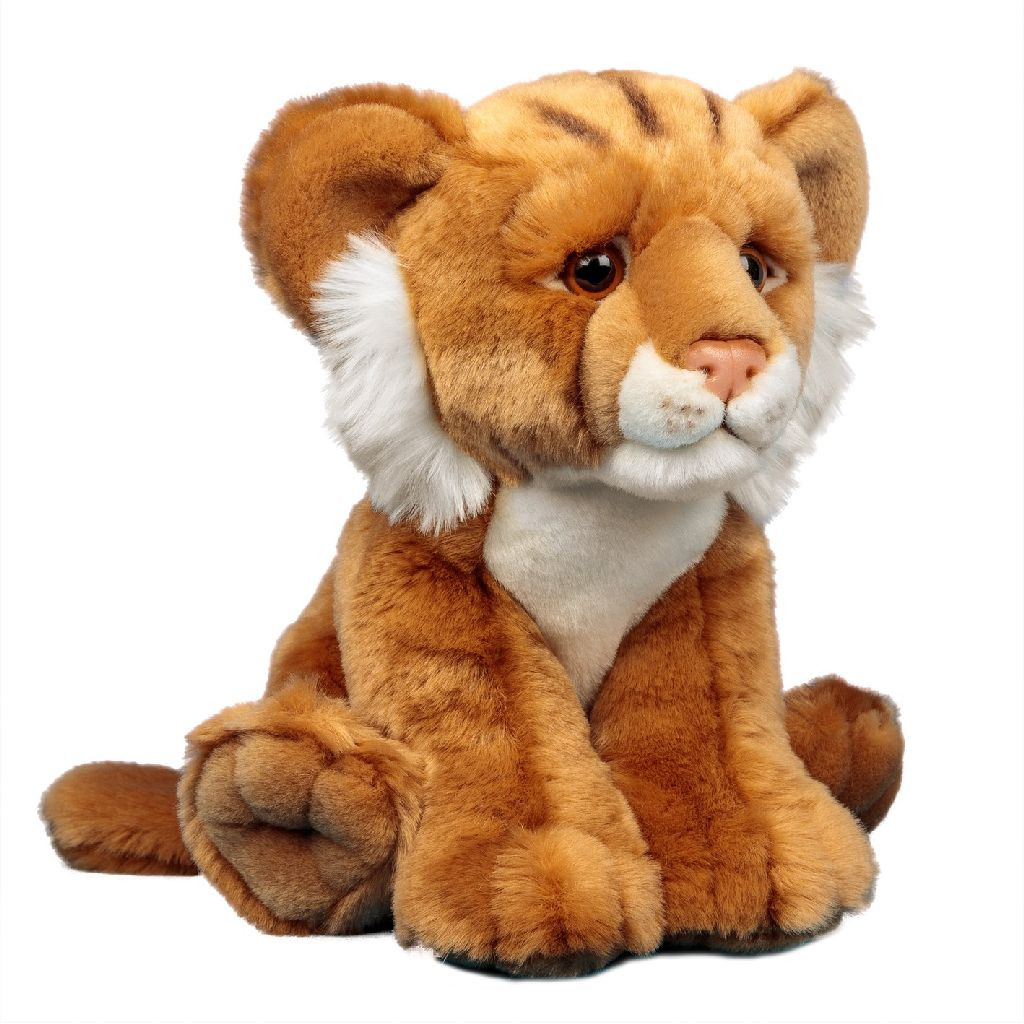 Animigos World Of Nature Eco Leeuwenjong - Knuffel - 19 cm