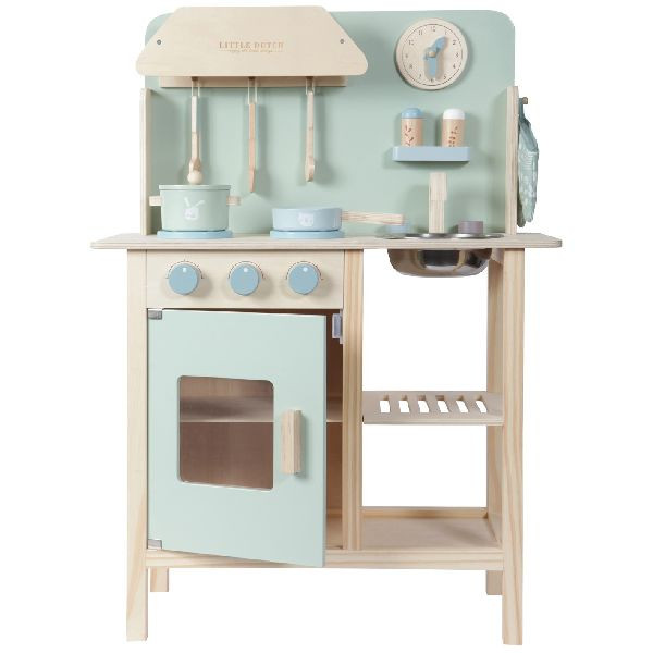 Little Dutch Speelgoed Houten Keuken - Mint