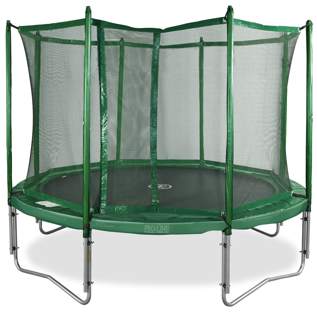 Avyna Trampoline Veiligheidsnet met Palen Pro-Line - ø 430 cm (14ft) - Groen