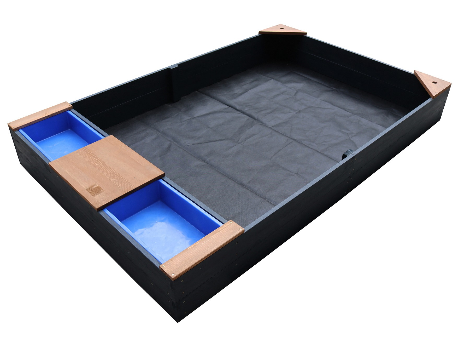 AXI Kelly Zandbak met Waterbakken en Bankje - Antraciet / Bruin