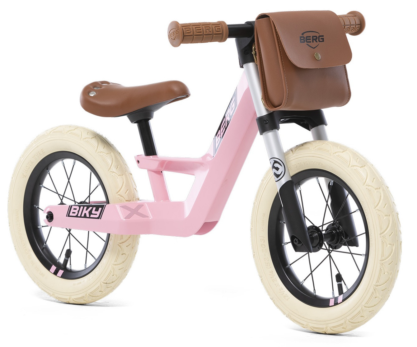 BERG Biky Retro - 12 inch - Loopfiets - Roze