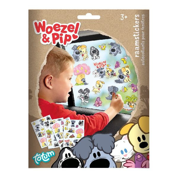 Woezel en Pip - Raamstickers
