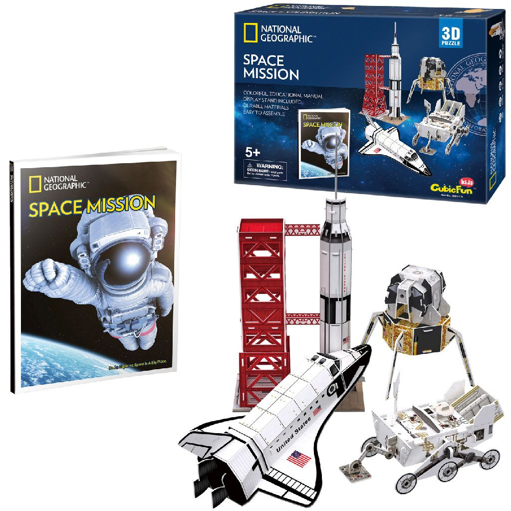 Cubic Fun National Geographic Space Mission 3D Puzzel 