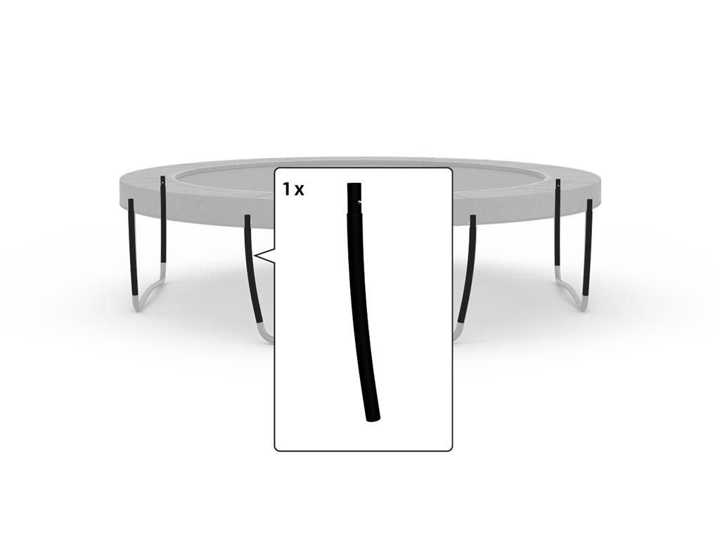 BERG Trampoline Onderdeel - Champion/Elite - Tussenpoot (Gebogen,Zwart)