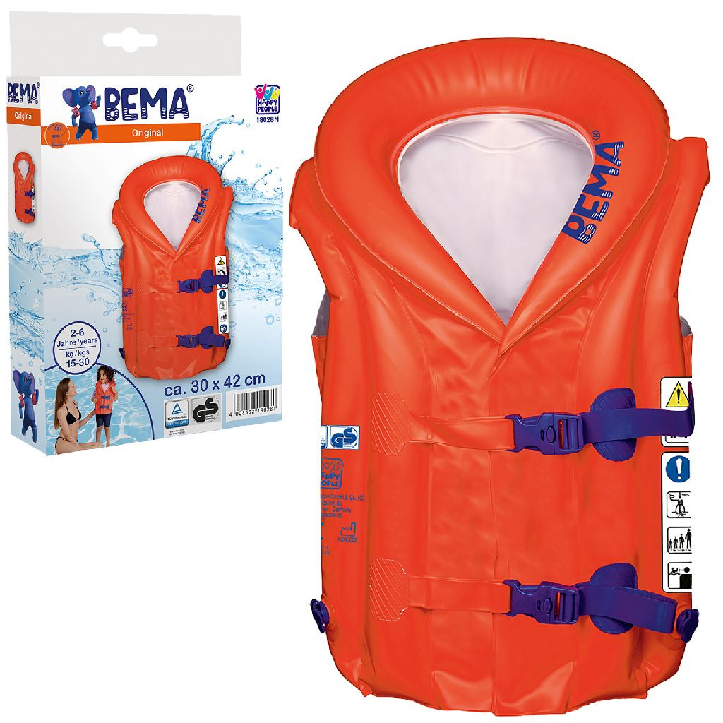 Bema Zwemtrainer - Zwemvest - Opblaasbaar- 2 - 6 jaar