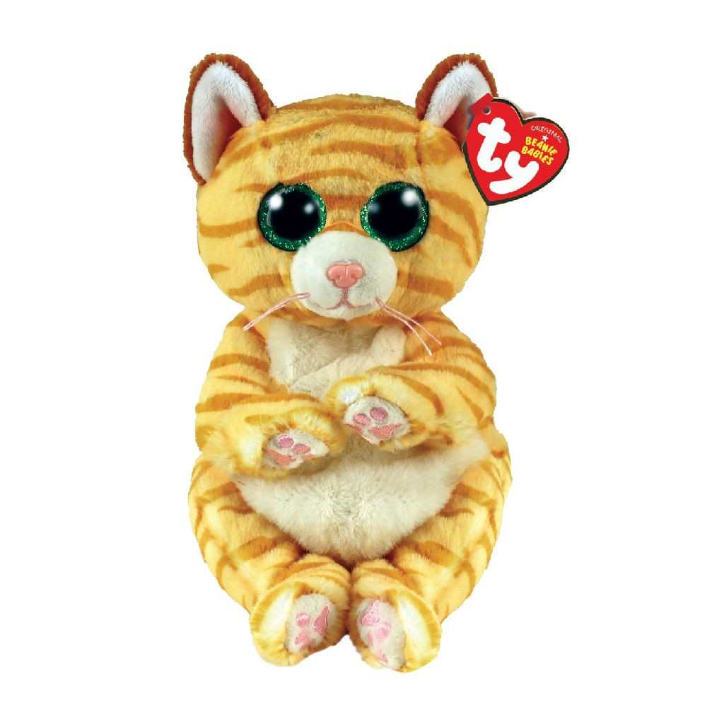 Ty Beanie Babies - Mango Stripey Cat - Knuffel - 15 cm