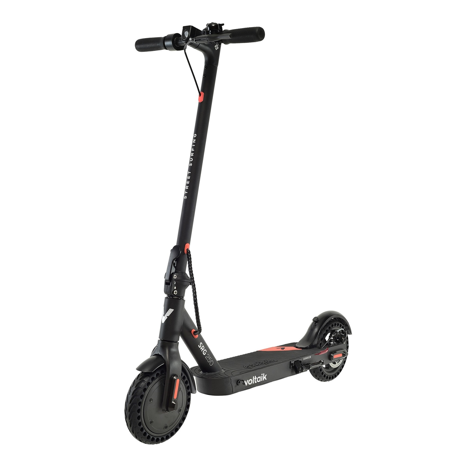 Street Surfing Voltaik Elektrische Scooter - Step -  Srg - 250W Voormotor - Zwart