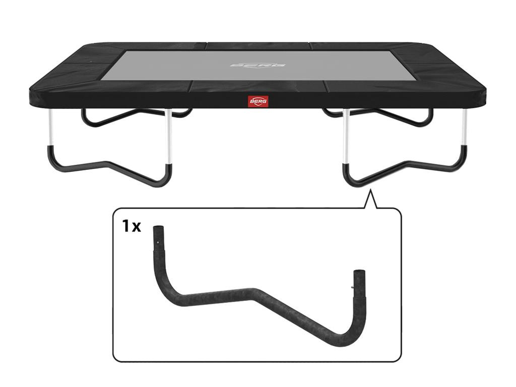 BERG Trampoline Onderdeel - Ultim Favorit - W-Poot 280 x 190 cm Zwart