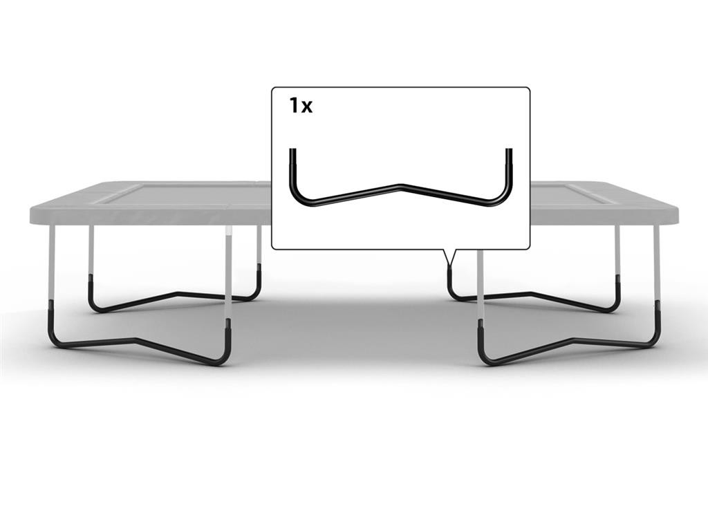 BERG Trampoline Onderdeel - Ultim Favorit - W-Poot 410 x 250 cm Zwart