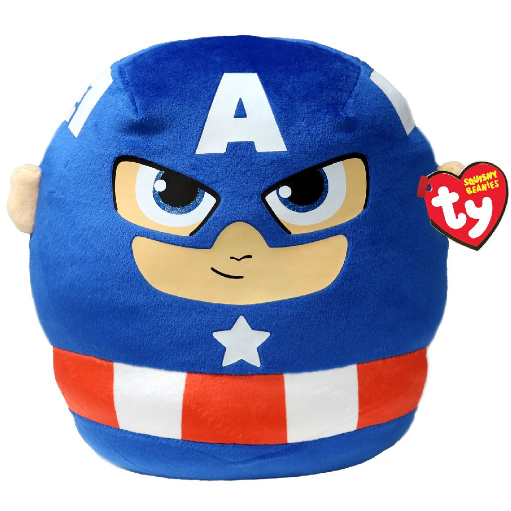 Ty Squish a Boo Marvel - Captain America - 31 cm