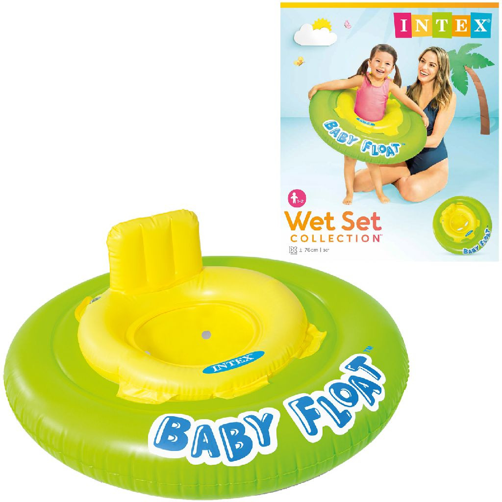 Intex Baby Float 76 cm Drijfband Leeftijd 1-2 jaar - Zwemtrainer 