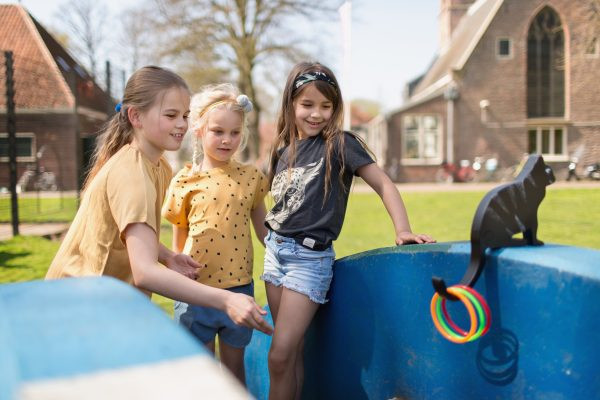 BS Toys Ringwerpen Kattenstaart Gooien - Zwart - Hout