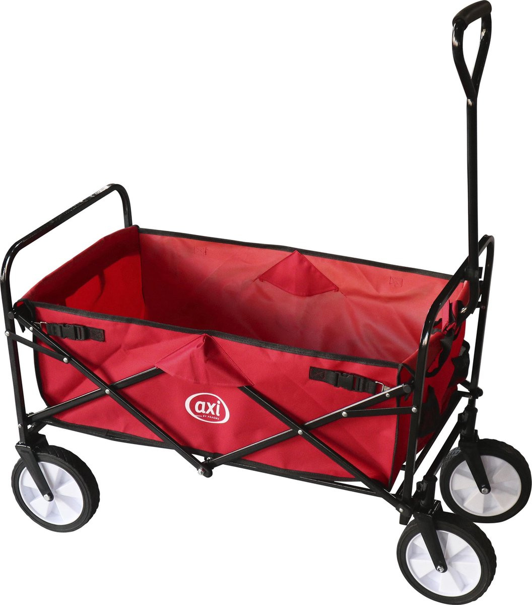 AXI AB100 Bolderwagen / Bolderkar - Opvouwbaar - Rood OPRUIMING