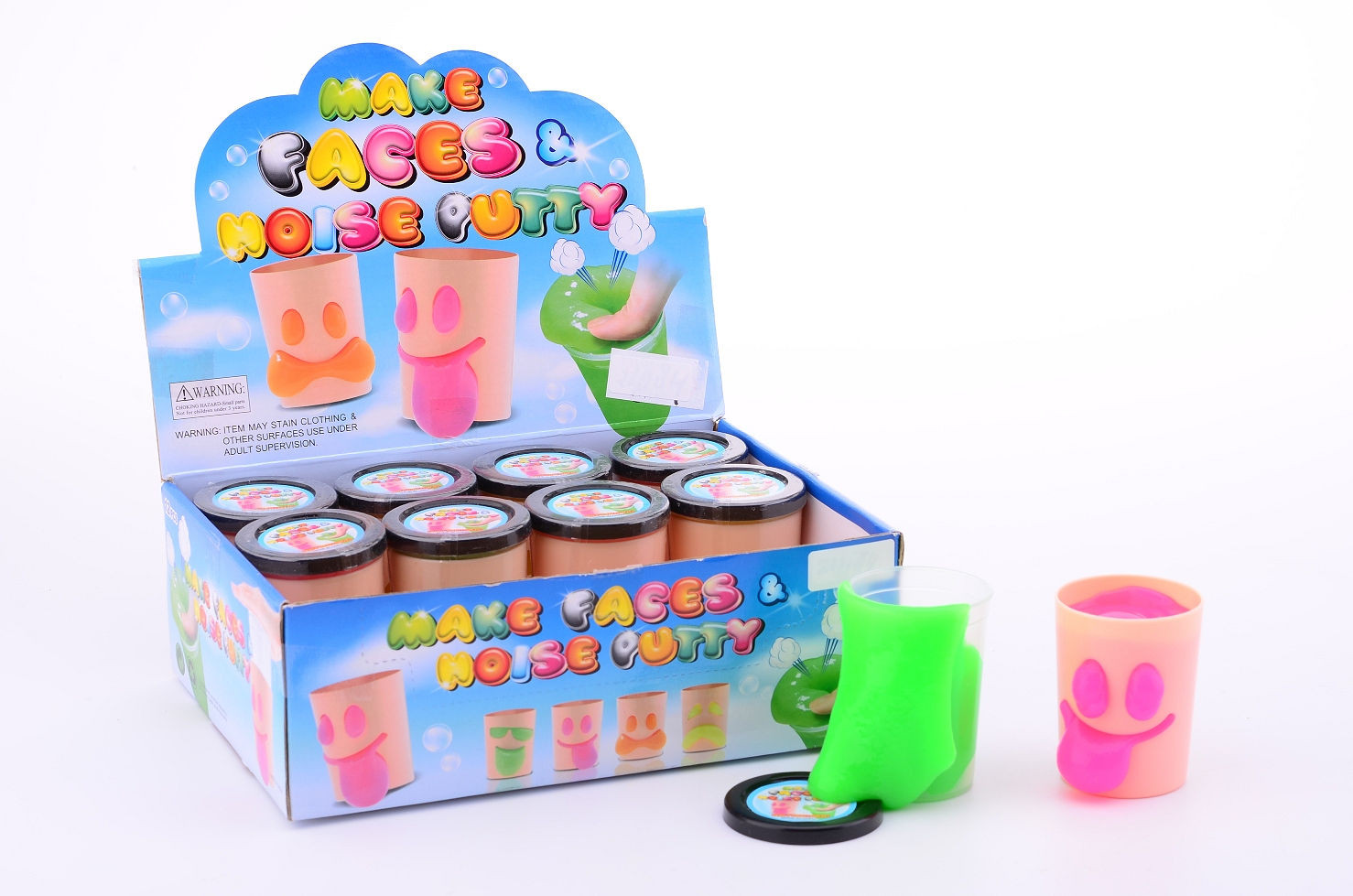 Funtoy Funny Face Putty - Prijs per Stuk