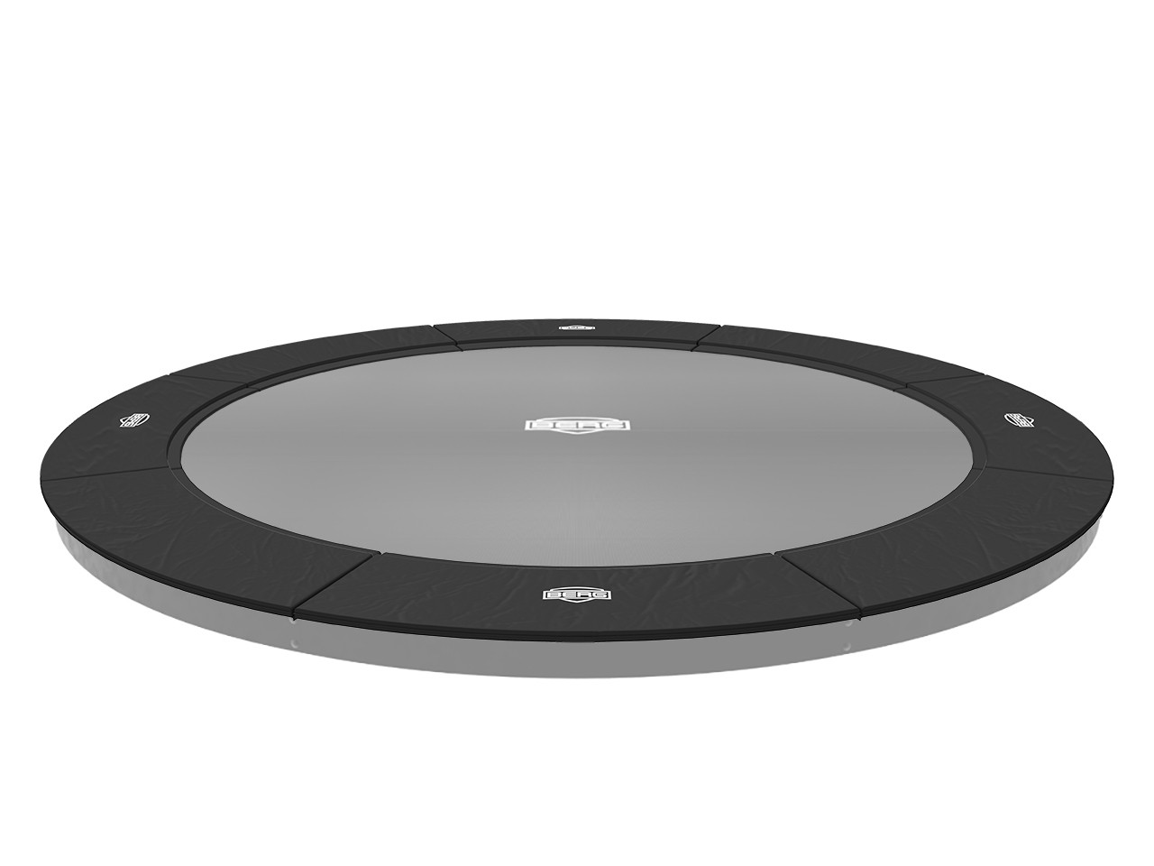 BERG Trampoline Beschermrand Elite - Flatground - 380 cm - Grijs